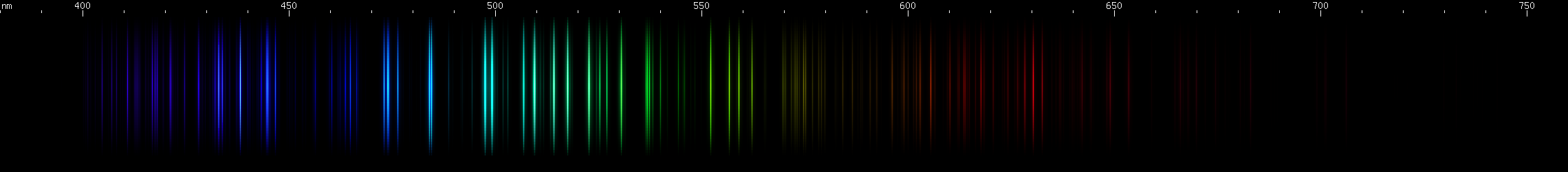 Spectral lines of Selenium.