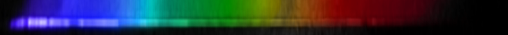 Photograph of emission spectrum of Lanthanum.