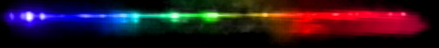 Photograph of emission spectrum of Strontium.